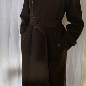 Calvin Klein long trench - Chocolate